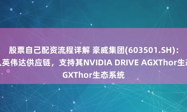 股票自己配资流程详解 豪威集团(603501.SH)：已进入英伟达供应链，支持其NVIDIA DRIVE AGXThor生态系统